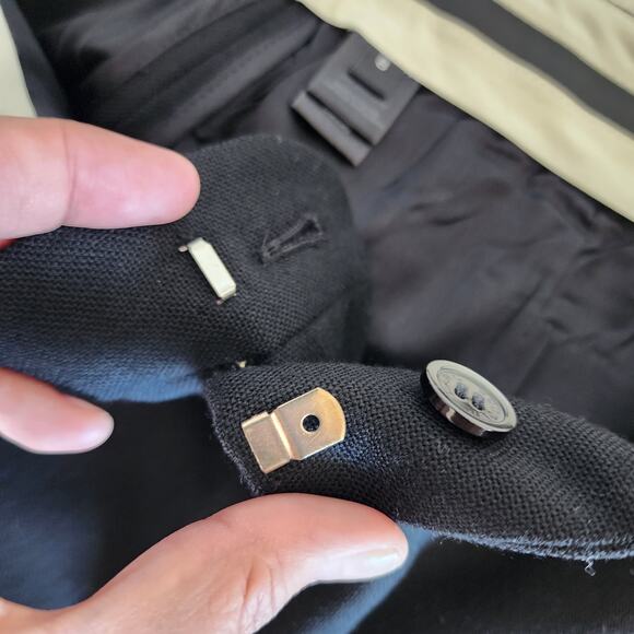 Marc Jacobs 100% Wool Black Mid-Rise Dress Trouser Pants Women's Size 8 - Picture 10 of 13